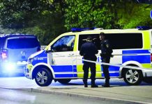 Swedish children being recruited into violent gangs Swedish police were seen outside the Israeli embassy back in October 2024 after a suspected shooting. Young suspects have been linked to several attacks on Israeli sites in Sweden. GETTY images