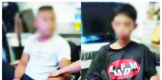 The Police Regional Office 8 has taken into custody two junior high school students – one 15 years old (left) and the other 14 year sold – involved in the shooting incident at San Jose National High School in Tacloban City, on June 22, 2026. PHOTOS FROM PHILIPPINE NEWS AGENCY/FACEBOOK