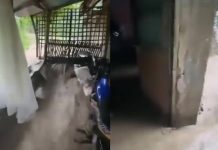 12 Antique LGUs suspend classes due to monsoon-enhanced rains Rushing floodwaters swamped the home of a resident in Barangay Igdalaguit, Tobias Fornier, Antique on Wednesday, June 24, 2026. Joy Obani (Screenshot)
