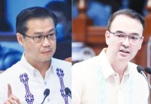 9 senators bring Senate leadership dispute to SC Sen. Alan Peter Cayetano (right) is questioning before the Supreme Court the installation of Sen. Sherwin Gatchalian as Acting Senate President and the reorganization of Senate leadership positions and committee chairmanships.