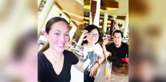 Ellen Adarna, Isabel Santos and John Lloyd Cruz. @maria.elena.adarna/Instagram photo