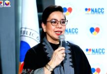 NACC executive director Undersecretary Maria Gabriela Concepcion