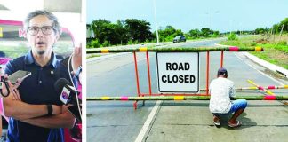 “Na-intindihan ko na kawawa ‘yong landowner. Pero I have to tell the landowner that even if hindi sia bayad, it is also not legal to close a road. Hindi rin tama ‘yon,” says Secretary Vivencio “Vince” Dizon of the Department of Public Works and Highways following the brief closure of a portion of Sunset Boulevard in Oton, Iloilo on May 31, 2026. AJ PALCULLO/PN