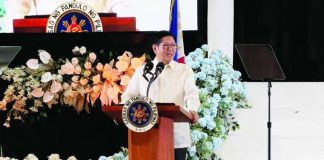 “As you face a new chapter, I hope you will stay steadfast in the principles that brought you to this calling. Do not be swayed by fleeting opinions or the lure of conveniences… May you always choose principle over convenience, truth over falsehood, and service over self-interest,” President Ferdinand R. Marcos Jr. told the graduating law students during the 3rd Commencement Exercises of the West Visayas State University College of Law on June 5. PIA WESTERN VISAYAS PHOTO