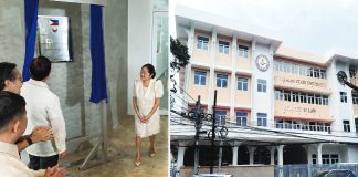 President Ferdinand “Bongbong” R. Marcos Jr. leads the unveiling of the marker of the newly inaugurated College of Law building of West Visayas State University (WVSU) in La Paz, Iloilo City on June 5, 2026. Looking on are First Lady Liza Araneta-Marcos and Department of Public Works and Highways Secretary Vince Dizon. The state-of-the-art facility is expected to strengthen legal education in Western Visayas and support the training of future lawyers in the state university’s law program. NELJOY GALIGAO/PN