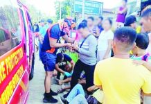 Two motorcyclists injured in Passi City collision Personnel from the Passi City Fire Station administer first aid to the injured motorcycle drivers following a collision at an intersection in Barangay Aglalana, Passi City, on Tuesday morning, June 16, 2026. PASSI CITY FIRE STATION PHOTO