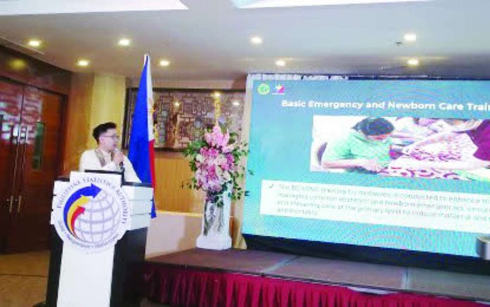postnatal_care_copy_compressed_resized Dr. Jose Martin Atienza, Medical Officer IV of the Family Health and Nutrition Section of the Department of Health in Western Visayas, discusses the 2025 National Demographic and Health Survey during a dissemination forum in Iloilo. Survey findings showed continued improvements in maternal healthcare utilization, with more pregnant women seeking antenatal and postnatal services from skilled health providers across Western Visayas. PNA