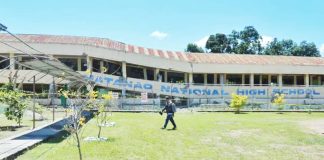 A man walks past a collapsed school building of the Matanao National High School after an earthquake in Matanao, Davao del Sur, Mindanao, Philippines Monday, June 8, 2026. AP