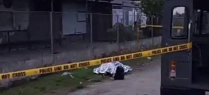 shooting outside negros prov'l jail Photo courtesy of RMN Bacolod