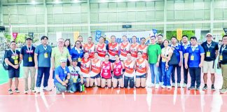 Members of the Negros Island Region secondary girls volleyball team pose during the 2026 Palarong Pambansa in Agusan del Sur. PHOTO COURTESY OF BIKI MOTOGRAPHY