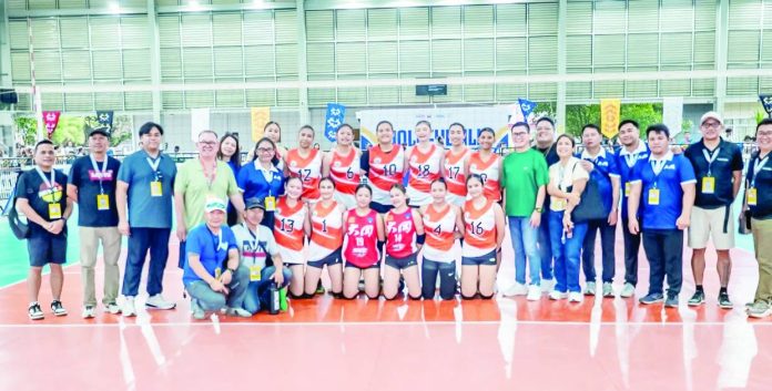 Members of the Negros Island Region secondary girls volleyball team pose during the 2026 Palarong Pambansa in Agusan del Sur. PHOTO COURTESY OF BIKI MOTOGRAPHY