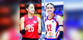 Negrense Angel Canino and Ilongga Amie Provido are among the Western Visayas standouts named to the Alas Pilipinas women's volleyball pool for the 20th Aichi-Nagoya Asian Games. FACEBOOK PHOTO