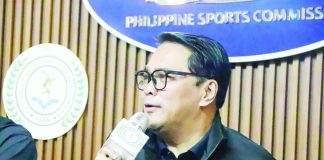 Mayor Greg Gasataya discusses Bacolod City’s preparations for the hosting of the 2026 Batang Pinoy during the Philippine Sportswriters Association Forum. The city expects around 18,000 young athletes from across the country to compete in the national youth games in December. PHOTO COURTESY OF ROGELIO NICOLAS III/FASTBREAK