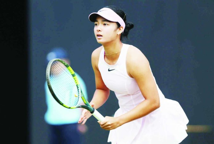 Alexandra Eala exited in the opening round of the Bad Homburg Open women’s singles tournament after a straight-sets loss to Elise Mertens. FILE PHOTO