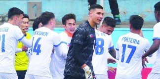Neil Etheridge waves goodbye to international football after an illustrious 18-year career with the Philippine Men’s National Football Team, highlighted by the Philippines’ historic AFC Asian Cup qualification and his distinction as the first Filipino to play in the English Premier League. AFC PHOTO
