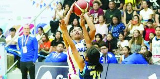 Lea Pinuela scored 16 points to power Gilas Pilipinas Girls to an emphatic 86-48 victory over Thailand and keep the Filipinas unbeaten in the 2026 FIBA Under-18 Women’s Asia Cup SEABA Qualifiers in Bacolod City. SBP PHOTO
