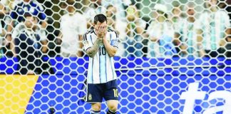 Argentina superstar Lionel Messi reacts after missing an early penalty before recovering to score both goals in Argentina’s 2-0 victory over Austria that clinched a place in the Round of 16 of the 2026 FIFA World Cup. PHOTO COURTESY OF PLAANTIK