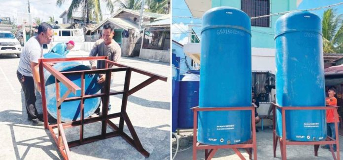 water The Iloilo City Disaster Risk Reduction and Management Office (CDRRMO) reminds the public that El Niño remains a long-term climate phenomenon that could eventually bring prolonged dry spells and reduced water availability. It advises early water storage, anticipating severe supply shortages by September. Photos show static water tanks deployed by the city government last May in water-critical areas, including Barangay Calaparan, Arevalo and Barangay Hinactacan, La Paz, to ensure reliable bulk storage for emergency use. ILOILO CITY GOVERNMENT PHOTOS