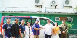 Antique Gov. Paolo Javier turned over a new ambulance) to personnel of the Angel Salazar Memorial General Hospital (ASMGH) as part of the provincial government's continuing efforts to strengthen emergency medical services and improve healthcare delivery in Antique. PROVINCE OF ANTIQUE PHOTO