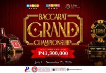 Raising the stakes as BingoPlus launches the new Baccarat Grand Championship