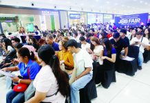 Job seekers flock to the Labor Day job fair in Caloocan City, in this photo taken on May 1, 2026. Employees who belong to Generation Z, or those born between 1997 and 2012, are the least happy and most stressed among Filipino workers, with nearly 4 in 10 saying they often “dread” going to work. PNA