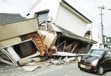 Over 100 aftershocks hit Japan after powerful quake killed 13 Houses collapse in the Kyushu region of Japan due to a powerful earthquake which left at least 13 people dead. REUTERS