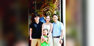 LJ Reyes, her husband Philip Evangelista and her children Aki and Summer. @WEARETYEVILLAGECOOKIE/INSTAGRAM PHOTO