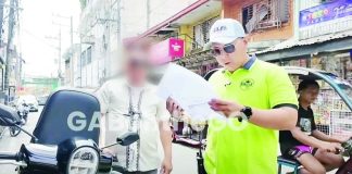Gabriel Go, chief of the Metropolitan Manila Development Authority - Special Operations Group–Strike Force, will temporarily refrain from conducting clearing operations while his viral video involving a helmetless teacher is under investigation. PHOTO FROM GABRIEL GO FACEBOOK