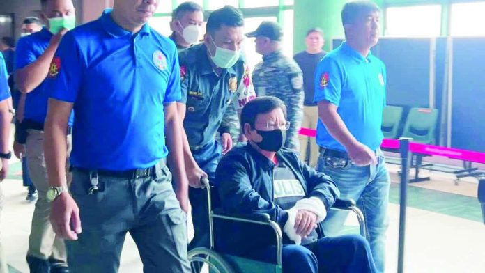 Marcoleta_moved_copy_compressed_resized Sen. Rodante Marcoleta arrives at the Sandiganbayan in Quezon City for a hearing on the plunder case against him on Wednesday, July 15, 2026. PHOTO BY JASON SIGALES/INQUIRER.NET