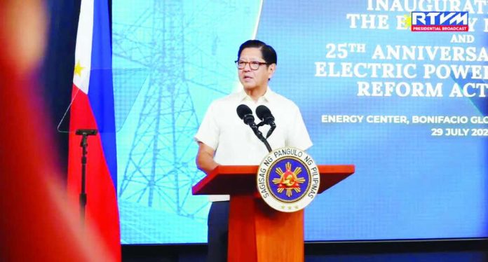 Marcos_EPIRA_copy_compressed_resized President Ferdinand Marcos Jr. calls on Filipinos to actively participate in the government’s “Oras Natin sa Efficiency” campaign by the Department of Energy and adopt energy-saving practices to help strengthen the country’s energy security. PCO