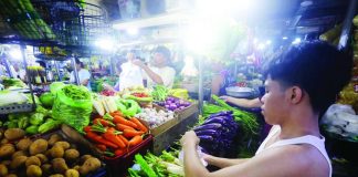 MARKET ABUNDANCE. Fresh vegetables are displayed at a stall inside Paco Public Market in Manila. Department of Agriculture Secretary Francisco Tiu Laurel Jr. said the country’'s vegetable supply remains stable, despite oversupply and plunging farmgate prices that affected highland produce.