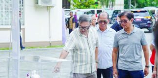 Philippine Charity Sweepstakes Office’s General Manager Melquiades A. Robles (left) says the completion of the nationwide provincial rollout of patient transport vehicles fulfills President Ferdinand R. Marcos Jr.'s (right) directive to make emergency medical assistance more accessible to every Filipino.