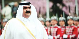 Sheikh Hamad bin Khalifa Al Thani was one of the key masterminds behind modern Qatar and had taken power from his father in June 1995 in a bloodless coup. GETTY IMAGES