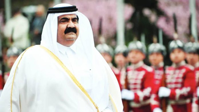 Sheikh Hamad bin Khalifa Al Thani was one of the key masterminds behind modern Qatar and had taken power from his father in June 1995 in a bloodless coup. GETTY IMAGES