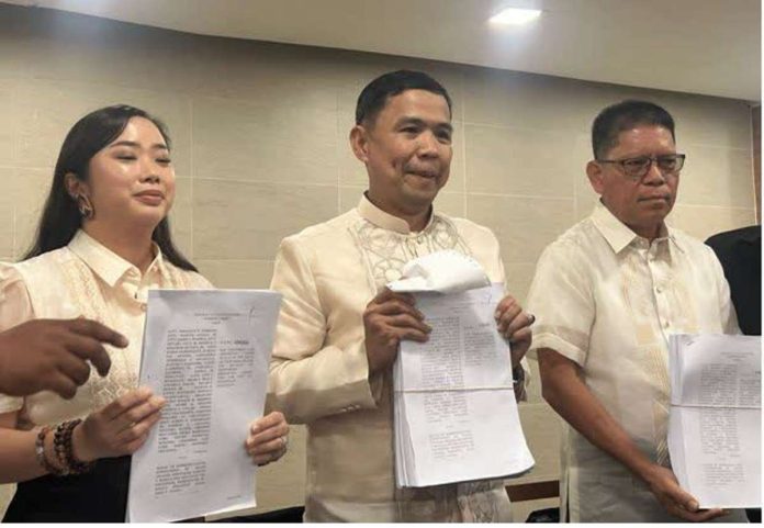 (From left to right) Atty. Luna Acosta, Atty. Israelito Torreon and Atty. Martin Delgra are among the 29 persons who filed a petition to the Supreme Court back in February 18, 2026 to stop the impeachment trial against Vice President Sara Duterte. FILE PHOTO BY DIANNE SAMPANG / INQUIRER.NET