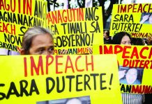 Sara’s defense team denies stalling impeachment trial Protesters demand accountability from Vice President Sara Duterte-Carpio who is undergoing an impeachment trial for, among others, betrayal of public trust and culpable violation of the Constitution. REUTERS