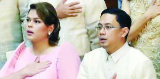 Vice President Sara Duterte-Carpio and husband, Atty. Manases Carpio