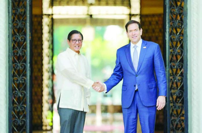 US_PH_compressed_resized President Ferdinand Marcos Jr. and United States Secretary of State Marco Rubio on July 22, 2026 agreed to further strengthen the Philippines-US collaboration on various areas of mutual interest to effectively respond to current and emerging challenges. PCO