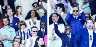 Composite images of the celebrities who watched Alex Eala’s game vs Iga Swiatek at Wimbledon. WIMBLEDON/FACEBOOK PHOTOS
