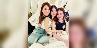 (From left) Dr. Aivee Teo, Evangelista and Bea Alonzo. DR. AIVEE TEO/INSTAGRAM PHOTO