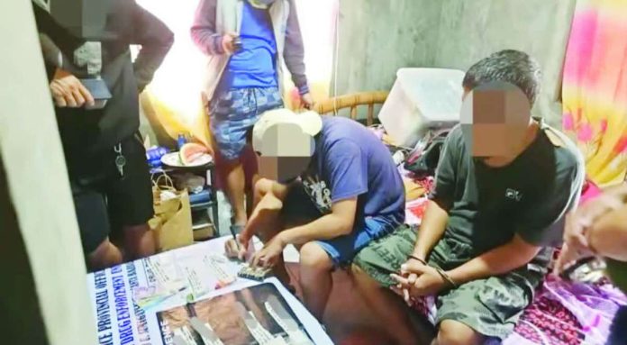 cabatuan_drugs_compressed_resized Officers of the Iloilo Police Provincial Office’s Provincial Drug Enforcement Unit arrested a newly identified high-value target, identified as alias "Boy" (right), in a buy-bust operation in Barangay Jelicuon Montinola, Cabatuan, Iloilo on July 10, 2026. PHOTO COURTESY OF IPPO