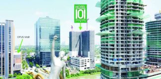The 702-room Hotel101-Libis, set to be the largest hotel in Quezon City, sits just steps away from Bridgetowne's Opus Mall.