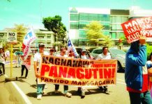 ‘MASAKIT MAN SA AKIN!’; PBBM announces looming Ombudsman cases vs cousin ex-Speaker Romualdez PEOPLE’S SONA. Members of various sectoral groups march toward the Iloilo Provincial Capitol in Iloilo City on Monday, July 27, 2026, to hold a counter-protest dubbed the "People's State of the Nation Address." Coinciding with President Ferdinand Marcos Jr.’s fifth SONA, demonstrators voiced frustration over low wages, rising commodity prices, corruption, and unfulfilled agricultural reforms. ALLEN ANIMAS/PN