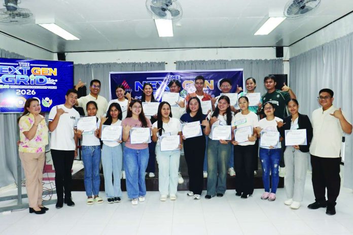 The Next Gen Grid: A Youth Reverse Mentorship Forum 2026 gathers 15 youth participants from different municipalities of Guimaras on June 22, 2026, at the Guimaras Electric Cooperative main office in San Miguel, Jordan, Guimaras.
