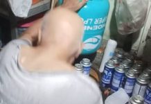 CIDG raid averts possible fire disaster; illegal LPG refilling racket busted Photo courtesy of Aksyon Radyo Iloilo