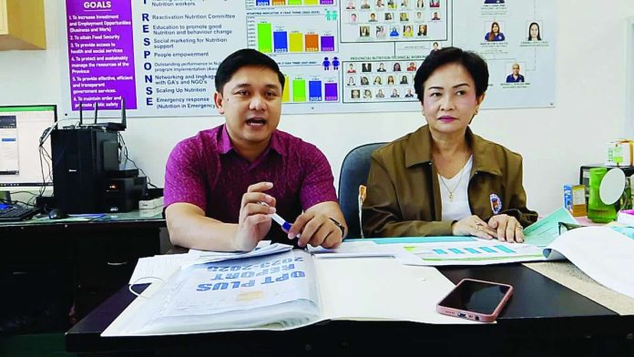 ime_malutrition_down_copy_compressed_resized Iloilo Provincial Nutrition Action Officer Dr. Wendel Tupas-Marcelo (left) says the province aims to become malnutrition-free by focusing interventions on wasted children before their condition progresses to irreversible stunting. For her part, Provincial Health Office head Dr. Maria Socorro Colmenares-Quiñon says one of the biggest contributors to the province’s gains was the provincial government’s “SiPag at TiyaGa for MoRProGRes sa Bagong Pilipinas” convergence program.