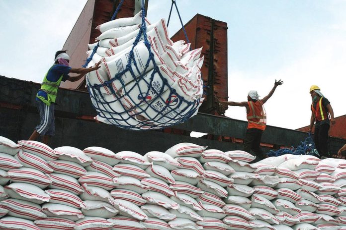 imported_rice_copy_resized The Department of Agriculture has recommended reviving the price ceiling to keep retail prices of imported rice stable while local supply remains tight. DANNY PATA PHOTO