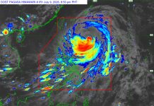 FULL DISASTER READINESS: 919 barangays at risk; nearly 172,000 food packs prepositioned Photo courtesy of PAGASA