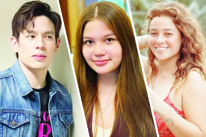 jake-andi (From left) Jake Ejercito, Ellie, and Andi Eigenmann. JAKE EJERCITO FB/COSMOPOLITAN PHOTOS