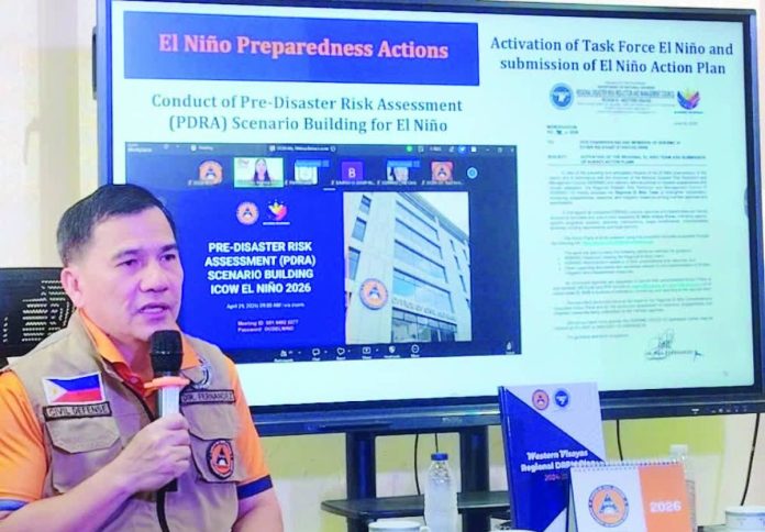 neljoy OCD_compressed Office of Civil Defense - Region 6 director Raul Fernandez says the activation of Task Force El Niño is a key step in preparing Western Visayas for the anticipated dry spell, stressing that proactive planning will enable government agencies and local government units to minimize the phenomenon’s impact on communities.